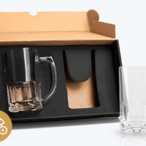 Kit Com Canecas De Vidro Para Chopp De 340 Ml - AMD90024