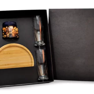 Kit Petisco Com Caneca E Mix De Castanhas - 4 Pçs - AMD90273